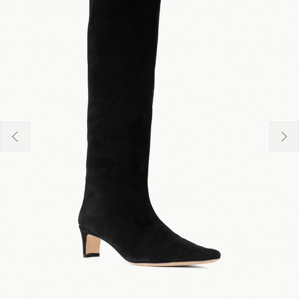 STAUD Wally Black Suede Boot - Picture 4 of 4